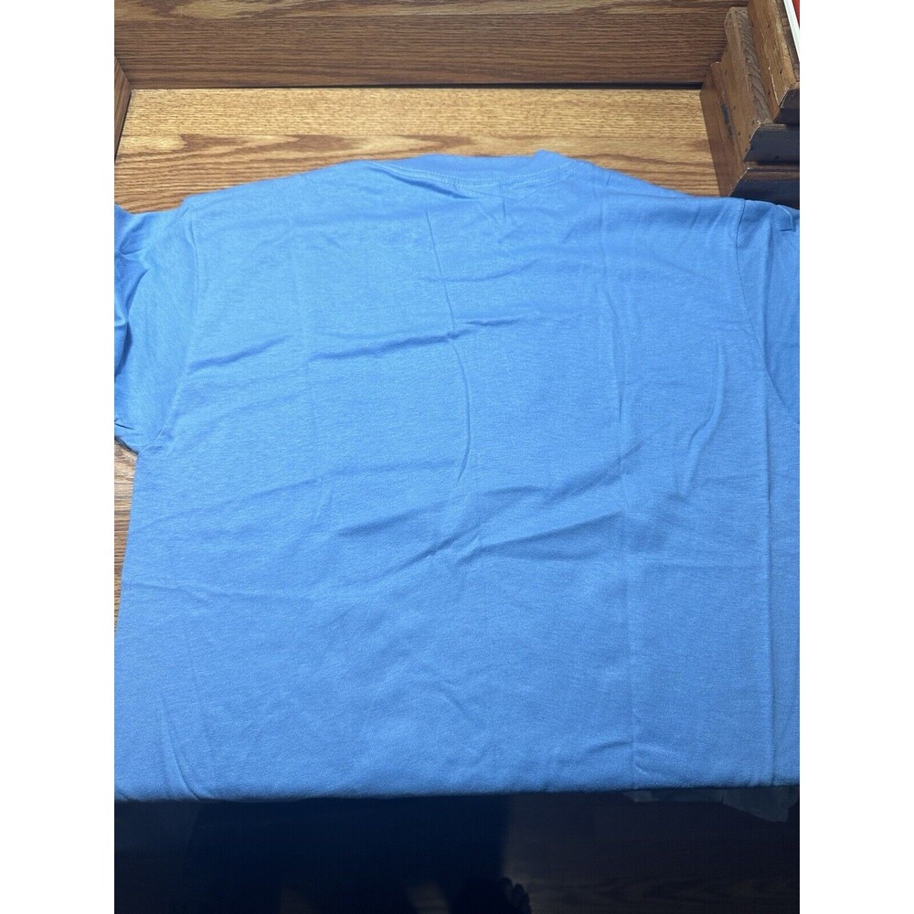 Vintage Gone With The Wind Poster Stamp T-Shirt 1990 USPS NOS Blue Men’s Size L - Picture 6 of 7